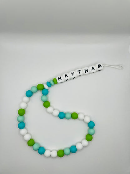 Tasbih Kids Personnalisable Vert / Bleu